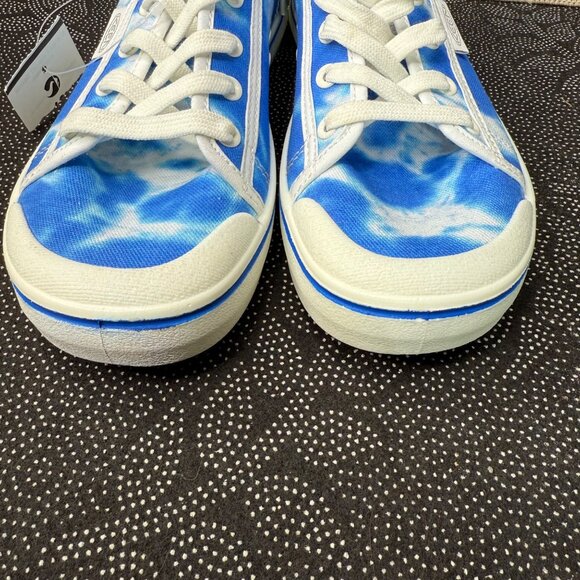Keen Womens Size 8 Blue Tie-Dye Canvas Lace-Up Sneakers Casual Shoes - Picture 8 of 10